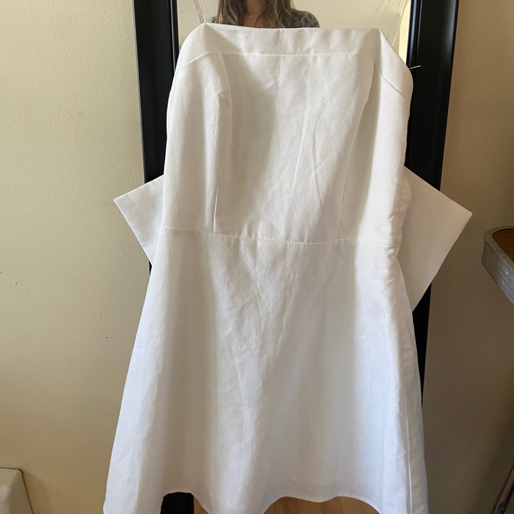 Altar'd State White Bow Dress - Picture 3 of 5